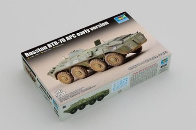 USED 1/72 Trumpeter 07137 Russian BTR-70 Transpor Early Armored Vehicle Car KIT