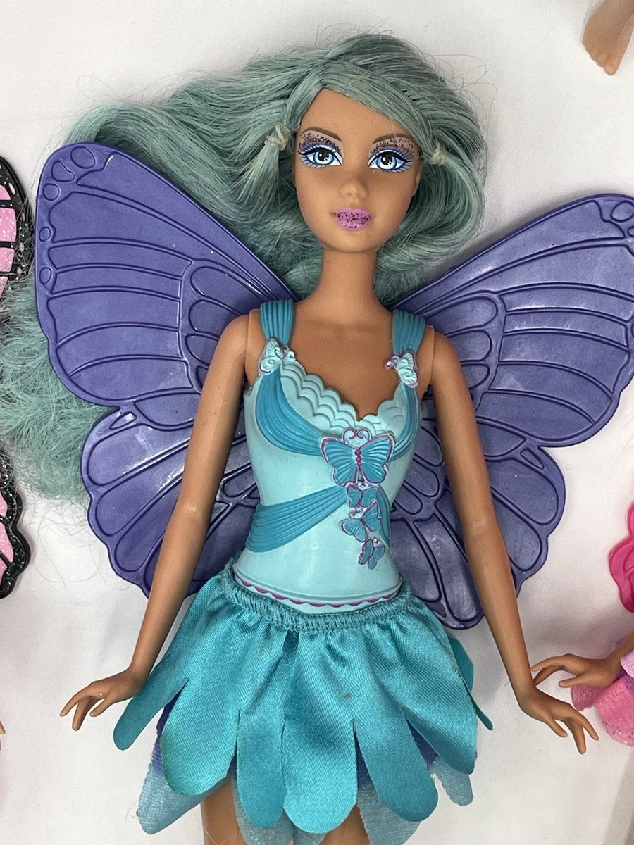 Barbie Mariposa Rayla Rayna Doll Lot Mattel 2007 BUTTERFLIES RARE  GREAT