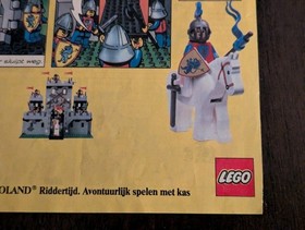 Vintage (1984) LEGOLAND CASTLE Poster - Lion Knights Comic Strip - VERY RARE!