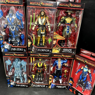 McFarlane Toys Mortal Kombat Scorpion Sub-Zero Raiden Figures 2019