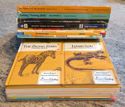 Large Lot of Children's Educational Textbooks Critical Thinking Co, etc Sealed 