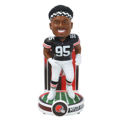 #ad Myles Garrett Cleveland Browns Banner Series Bobblehead NFL Football $119.99