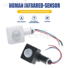 Human Body PIR Infrared Motion Sensor Detector Switch AC85V-265V 10/12mm Opening