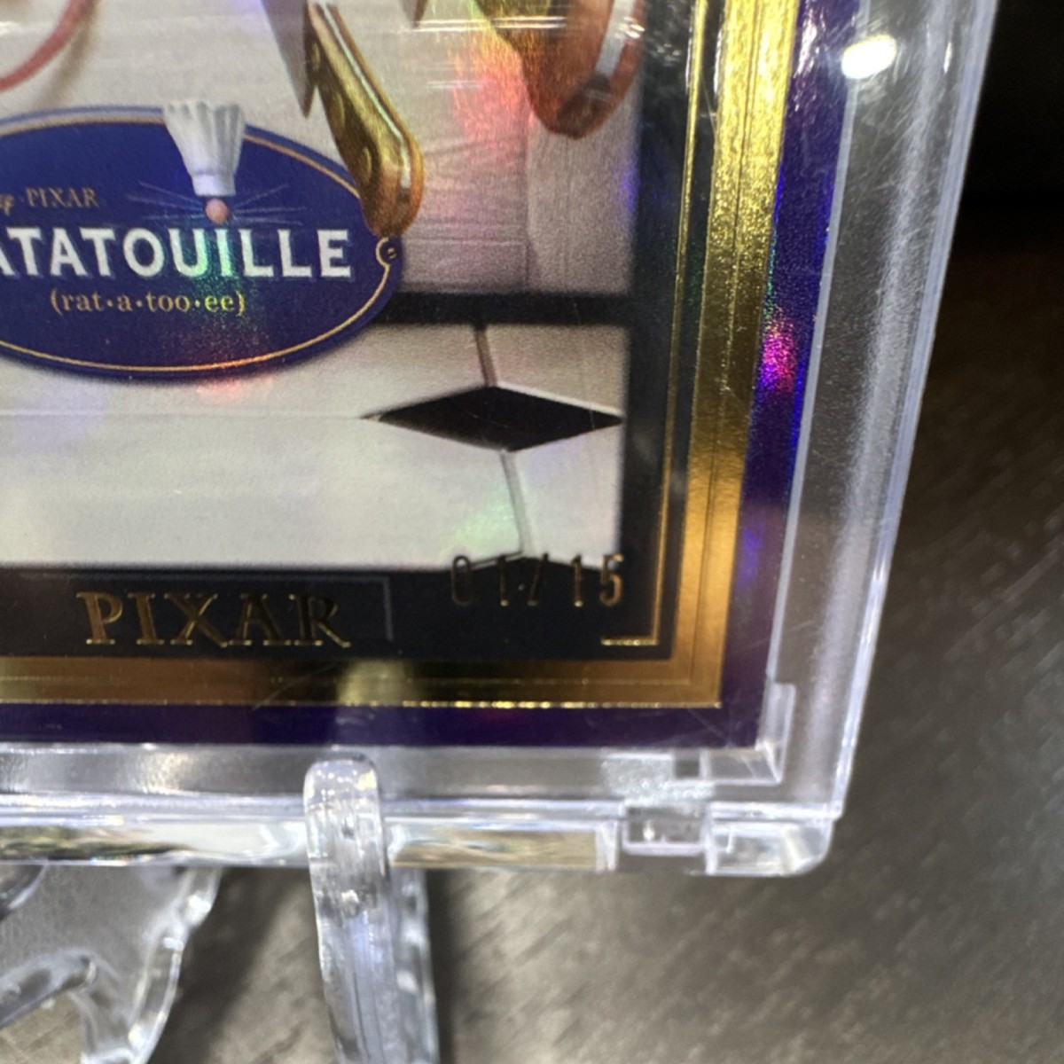 Topps Pixar Gold Ratatouille Remy #WA-8 Serial 01/15 Non-Sport