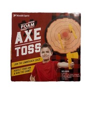 Foam Axe Throwing Toss Indoor Game Includes 2 Lightweight Axes  Target Tomahawk