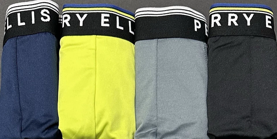 Calzoncillos boxer Perry Ellis para hombre 4 microfibra grandes (36-38) surtidos Foto 2 de 4