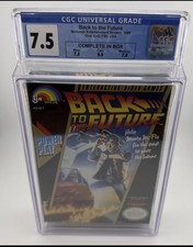 Back to the Future (1989) Nintendo Entertainment System NES CIB CGC 7.5