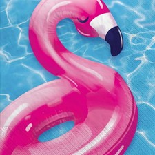 Cool Pool Swimming Summer Luau Theme Party Paper Beverage Napkins