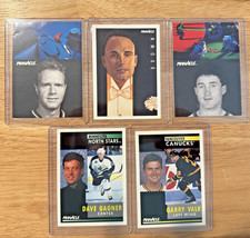 1991‑92 Pinnacle NHL Lot of 5 Cards – Belfour, Brown, Gregg, Gagner, Valk