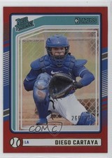 2024 Panini Donruss Rated Prospects Red 266/275 Diego Cartaya #172 1n2x