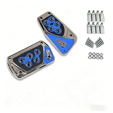 Car Pedal Pads, Anti-slip Design, Automatic Transmission Brake and 2 PCS Blue