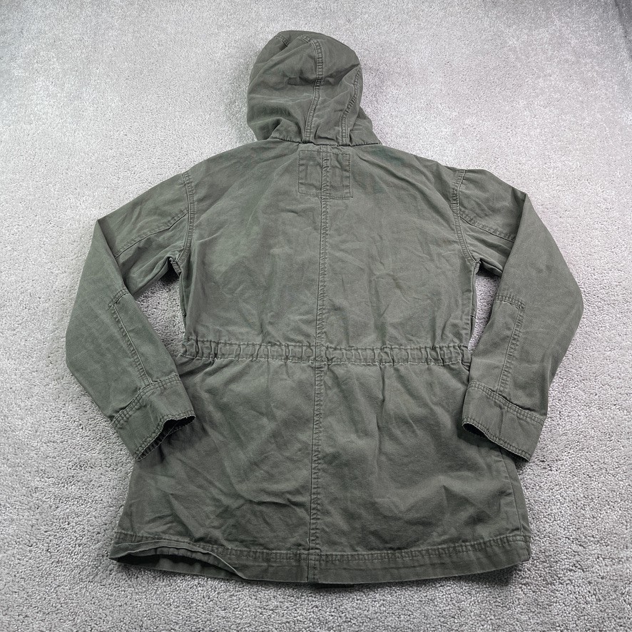 Universal Thread Jacket Womens Small Green Canvas… - image 9
