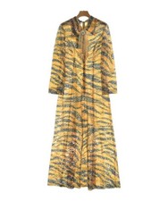 GUCCI Dresses OrangexBlack(Patterned) 38(Approx. S) 2200655600053