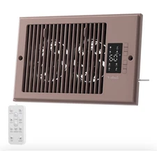 Register Booster Fan 6" x 10" with Negative Ion Manual Airflow Direction Control