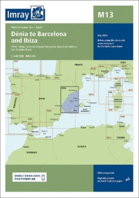 Imray M Series M13 Denia to Barcelona and Ibiza (Map) M Charts (UK IMPORT)