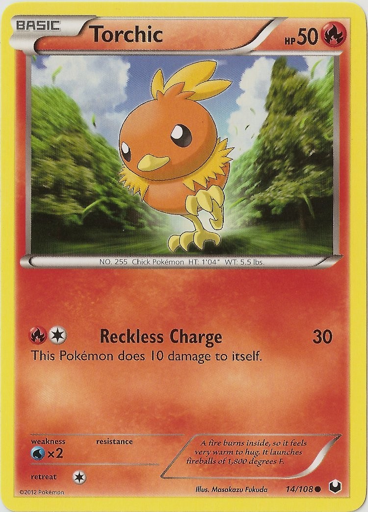 Torchic - 14/108 - Common Lightly Played Dark Explorers