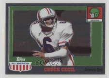 2005 Topps All American Retired Edition Chrome 86/555 Chuck Cecil #72 0b3