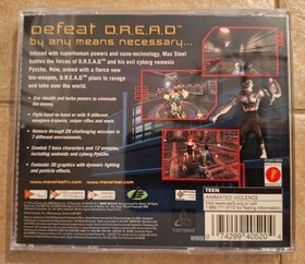 Max Steel: Covert Missions (Sega Dreamcast, 2000) Free Shipping 