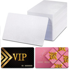 100 Pcs Sublimation Business Card Blanks   Double-Sided Sublimation Blanks for P