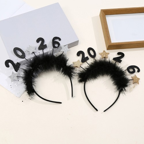 Star Adorned Hairband New Year Party Essential 2026 Design Hair Decoration - Picture 6 of 8