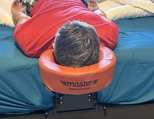 Master Massage Headrest Massage Kit With Face Pillow & Carrying Bag