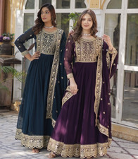 Anarkali Wedding Dress For Women Eid Pakistani Suits Stitched Readymade Gown