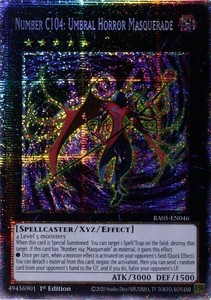 Number C104: Umbral Horror Masquerade (Starlight Rare) RA05-EN046