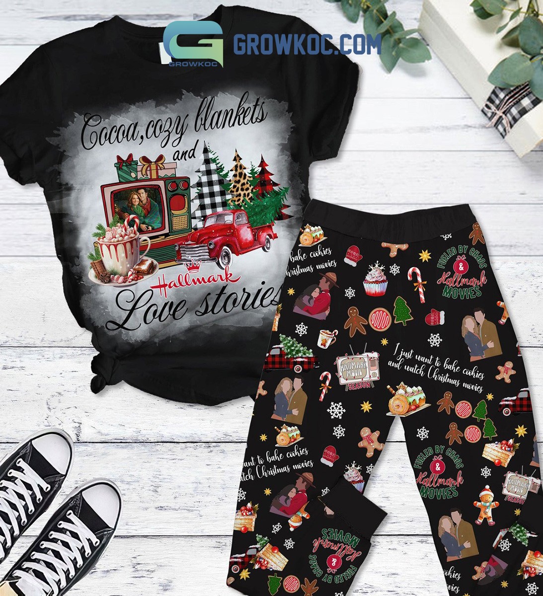 Hallmark Movie Inspired Chaotic Love Pajama Set  