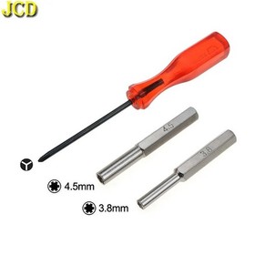 Gamebit Security Screwdriver Set 3.8mm 4.5mm Y Tool for NES SNES N64 GameCube