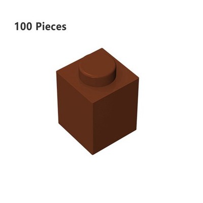 3005 Brick 1X1 Reddish Brown Bricks 100 PCS Bricks, Pieces & Parts