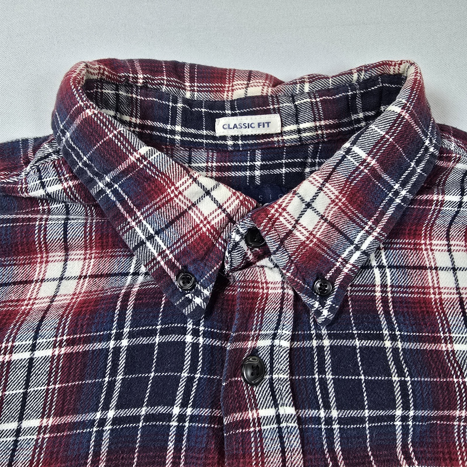 Basic Editions Classic Fit Button-Down Flannel Sh… - image 3