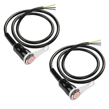 LED Motorcycle Switch, 12V Universal Motorcycle Handlebar Switch LED Modifica...