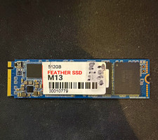 FEATHER SSD M13 512GB M.2 Internal SSD Solid State Drive, Blue, M.2 Interface