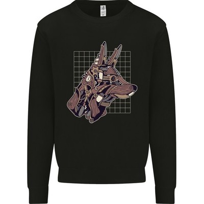 Ein Steampunk Wolf Herren Sweatshirt Pullover