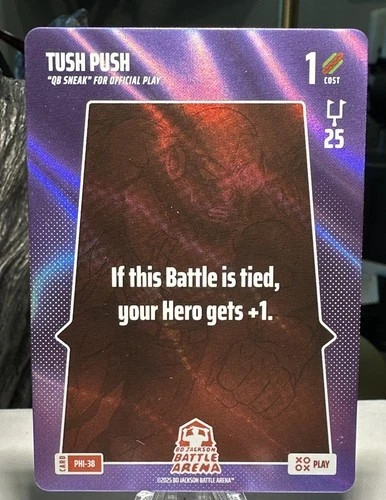 2025 Bo Jackson Battle Arena World Champions Foil Tush Push Play PHI-38