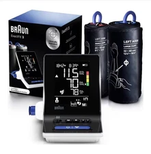 Braun ExactFit 3 Upper Arm BP Monitor Color-coded Large Display BUA6150US