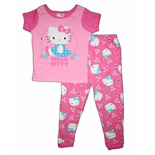 Hello Kitty Girls 12m Cotton Short Sleeve Snug Fit Pajama Set