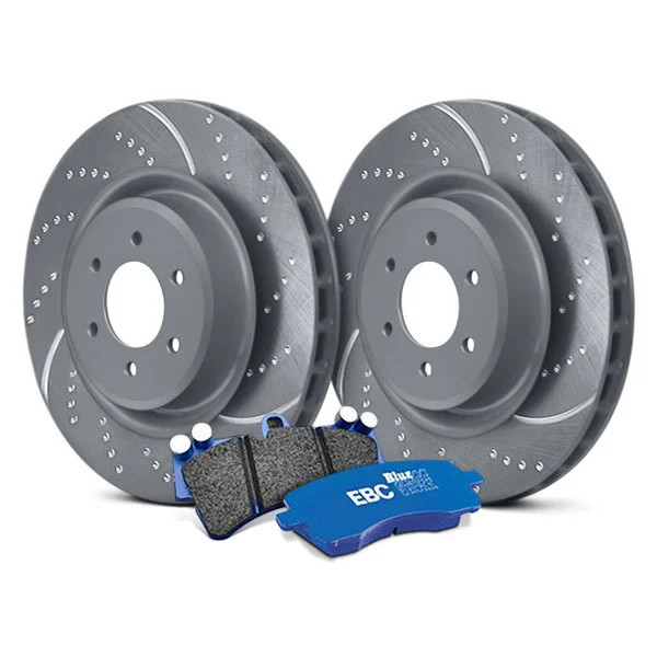 For Lotus Elise 04-11 EBC Stage 6 Track Day Dimpled & Slotted Rear Brake Kit