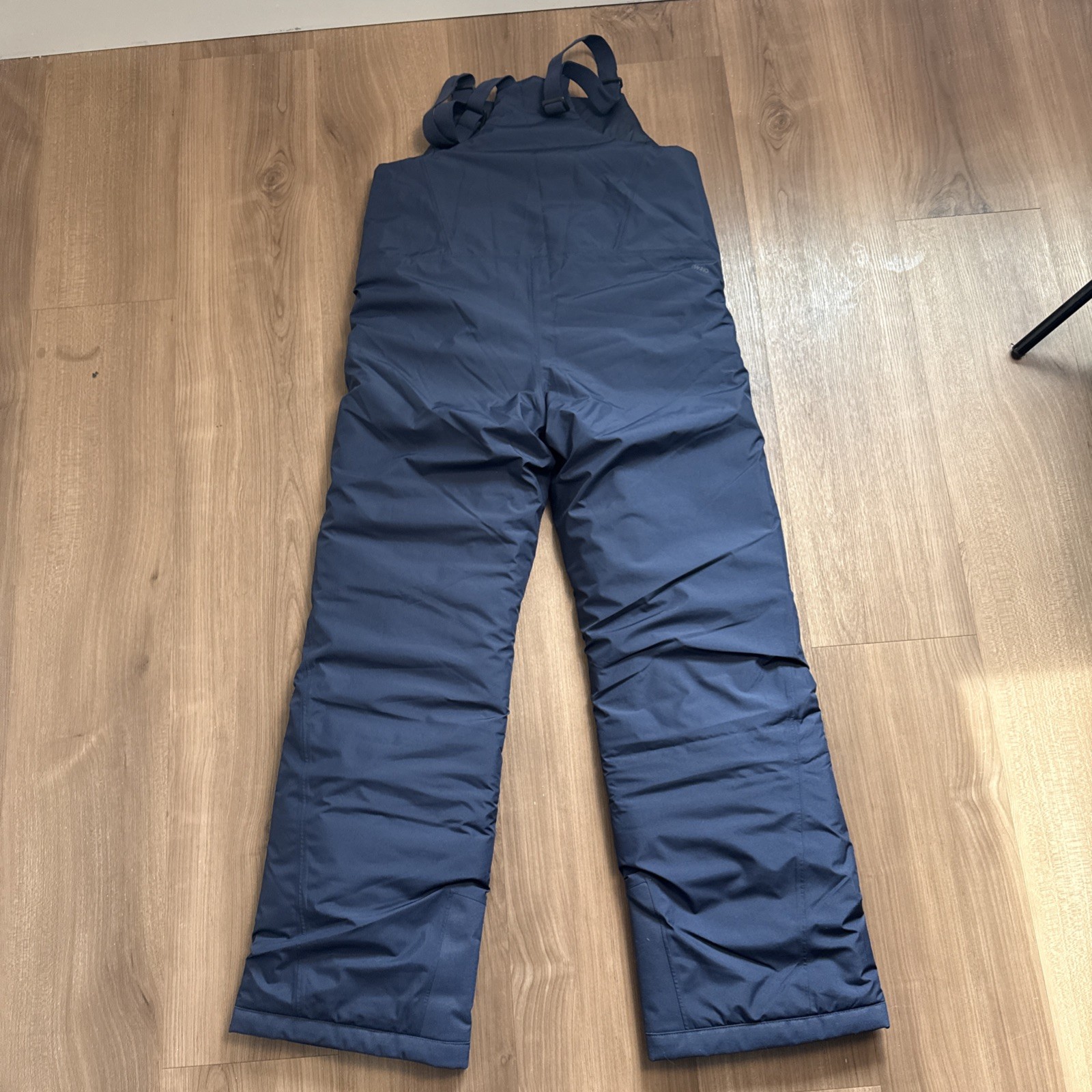 Patagonia Powder Town Bibs Kids Size L/12 Passage Blue Snowpants Ski Snowboard thumbnail 8