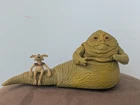 Vintage Star Wars Jabba the Hut & Salacious Crumb Action Figure Kenner 1983 ROTJ