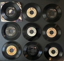 Vintage 45 Record KENNY ROGERS Lot Of 9 Party Decor Country Music