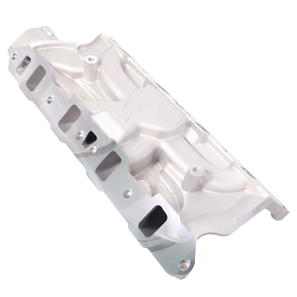 Intake Manifold for Ford Small Block 289-302 4.3L 4.7L 5.0L with 4 Plugs Sliver Foto 3 de 4