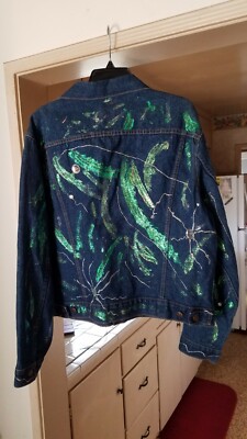 VINTAGE 80S-90S LEVIS 70506 0217 PUNKS/ROCKS WITH GLITTERS DENIM