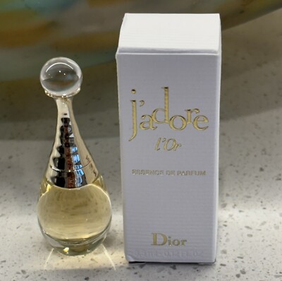 DIOR J'adore L'Or essence de parfum mini splash 0.12 /3.5ml | eBay
