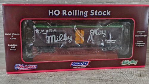 MTH 81-94008 H0 Woodside Reefer Car "Milky Way" / "Mars"  (Neuwertig) | Zustand: Gebraucht