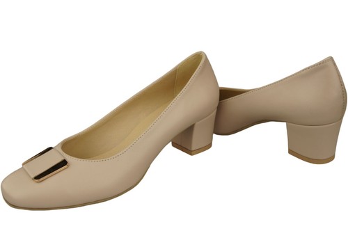 Zapatos de salón de mujer de cuero natural 187 ElitaBut - Imagen 13 de 113