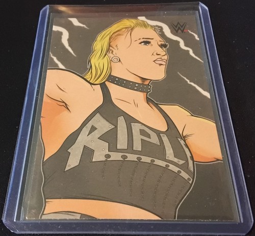 Rhea Ripley #MM-6 — 2021 Topps WWE NXT Migs Media Illustrations wrestling card