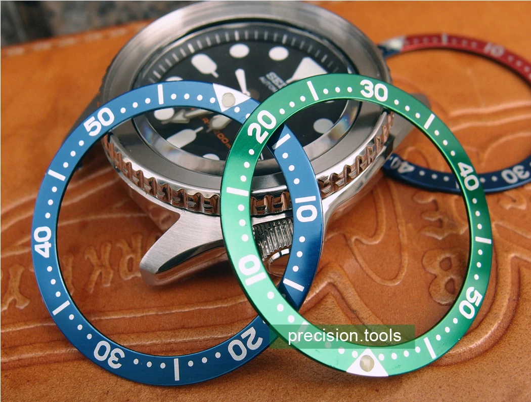 Green Color Replacement Bezel Insert For Scuba SKX013 Spare Parts