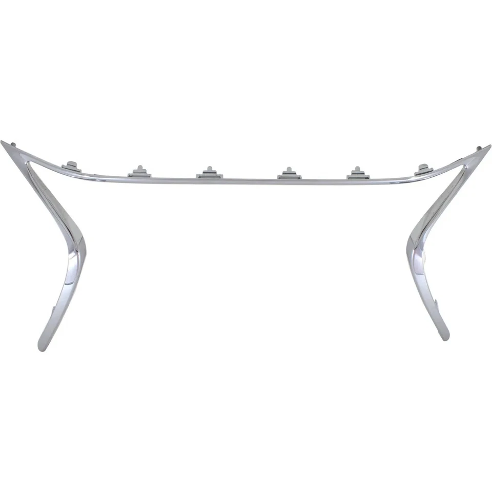 Fits 2013-2015 Lexus ES300h / ES350 Front Grille Chrome Molding Trim LX1210108 - Image 2 of 4
