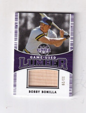 2024 Bobby Bonilla Hoja Madera Gu Murciélago Reliquia 11/20 Pittsburgh Piratas/N.Y.Mets